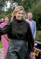 Queen Maxima Visits Practical Center for Craft Training - Netherlands