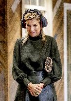 Queen Maxima Visits Practical Center for Craft Training - Netherlands