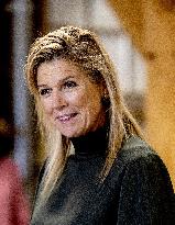 Queen Maxima Visits Practical Center for Craft Training - Netherlands