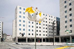 Olympic Village Presentation Held In Milan - Italy