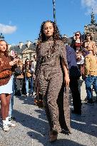 PFW - Lena Situations At Louis Vuitton
