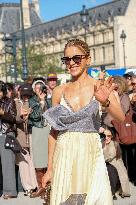 PFW - Caroline Daur At Louis Vuitton