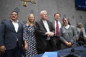 Arnold Schwarzenegger At Raising Hope for Climate Justice Conference - Vatican