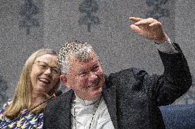 Arnold Schwarzenegger At Raising Hope for Climate Justice Conference - Vatican