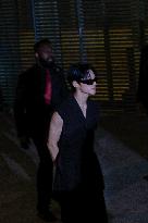 PFW - Wooyoung Enjoys Moment With Fans While Leaving Courreges Show