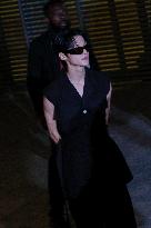 PFW - Wooyoung Enjoys Moment With Fans While Leaving Courreges Show