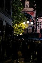 PFW - Outside Atmosphere Of L'Oreal Show