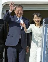 Japan PM Ishiba leaves S. Korea