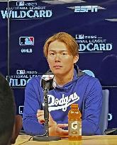 Baseball: Wild Card Series between Reds and Dodgers