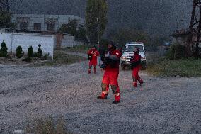 Drone Strike Aftermath - Kharkiv