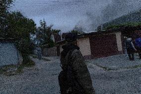 Drone Strike Aftermath - Kharkiv