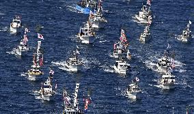 Maritime festival in southwestern Japan