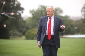 President Trump at the White House - Washington