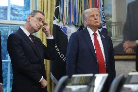 President Trump at the White House - Washington