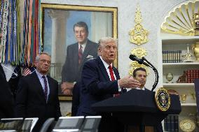 President Trump at the White House - Washington