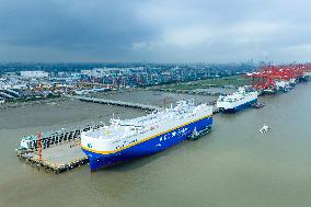 AICC FENGHUANG Roll on/Roll Off Ship Maiden Voyage