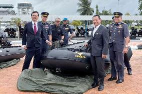 Japan provides rescue boats to Malaysian military