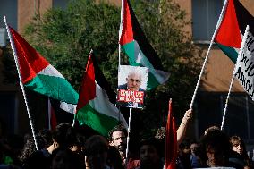 Students Demonstration to Support Palestine - Rome
