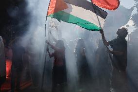 Students Demonstration to Support Palestine - Rome
