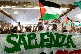 Students Demonstration to Support Palestine - Rome