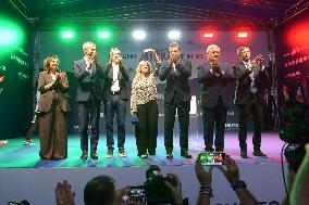 Giorgia Meloni Attends Regional Elections In Lamezia Terme - Italy