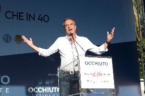 Giorgia Meloni Attends Regional Elections In Lamezia Terme - Italy