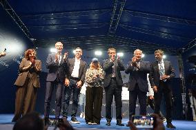 Giorgia Meloni Attends Regional Elections In Lamezia Terme - Italy