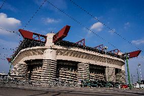 General View Of San Siro Stadium In Milan - Italy