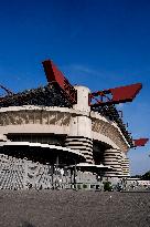 General View Of San Siro Stadium In Milan - Italy
