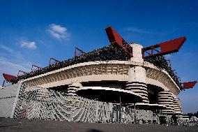 General View Of San Siro Stadium In Milan - Italy