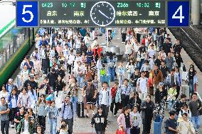 Railway Travel Peak During The National Day Holiday