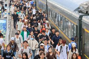 Railway Travel Peak During The National Day Holiday