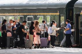 Railway Travel Peak During The National Day Holiday
