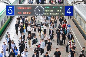 Railway Travel Peak During The National Day Holiday