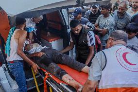 Airstrike Victims Farewell - Deir Al-Balah