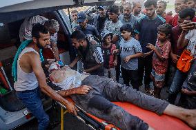 Airstrike Victims Farewell - Deir Al-Balah