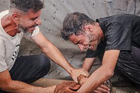 Airstrike Victims Farewell - Deir Al-Balah