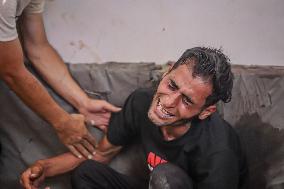 Airstrike Victims Farewell - Deir Al-Balah