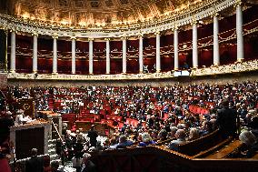 Ordinary session at the National Assembly in Paris FA