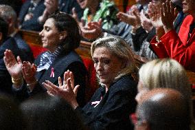 Ordinary session at the National Assembly in Paris FA