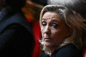 Ordinary session at the National Assembly in Paris FA