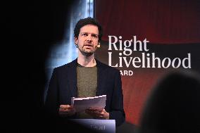 RIGHT LIVELIHOOD AWARD ANNOUNCEMENT