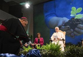 Pope Leo XIV At Conference Raising Hope for Climate Justice - Italy
