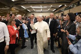 Pope Leo XIV At Conference Raising Hope for Climate Justice - Italy