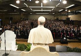Pope Leo XIV At Conference Raising Hope for Climate Justice - Italy