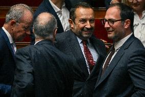 Ordinary session at the National Assembly in Paris FA