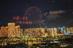 Fireworks Display To Celebrate The National Day