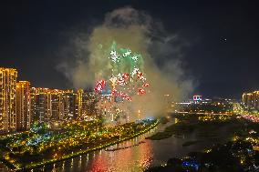 Fireworks Display To Celebrate The National Day