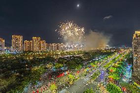 Fireworks Display To Celebrate The National Day