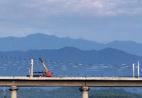 Nanchang-Jiujiang Intercity Railway Construction